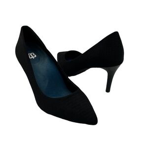 Betabrand Black Pointed Toe Cushioned Heels Size 10 Women’s